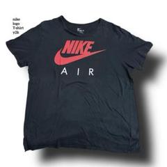 nikeナイキビッグロゴTシャツy2kエアーブラック鬼フェードメンズL