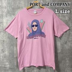 MEAN GIRLS イラスト グラフィック Tシャツ L ピンク メンズ 古着