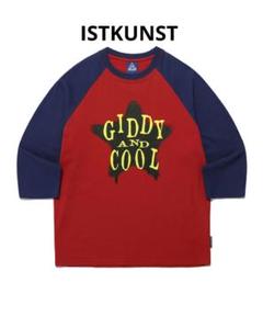 ISTKUNST gc star spray raglan 3/4 tee