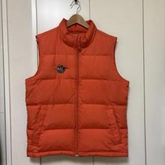 00's LANDS' END ランズエンド オレンジ ダウンベスト 刺繍 L 2025年最新】LANDS'END メンズ ダウンベスト・キルティング