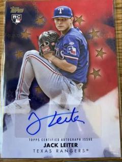 Jack Leiter Autographed All Baseball Cards Graded