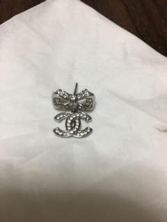 シャネル リボンピアス 片耳だけ
