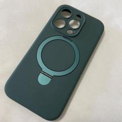 iPhone 15 Pro用ケース　キックスタンド　MagSafe対応　カバー