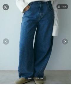人気【美品✨】エトレトウキョウ EDWIN ワイドパンツ CORE　インディゴ ETRE TOKYO（エトレトウキョウ）の「EDWIN×ETRE TOKYO CORE