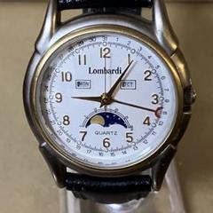 Lombardi ロンバルディ ムーンフェイズ クォーツ腕時計 A3885