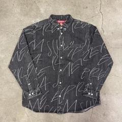 Supreme Handwriting Jacquard Denim Shirt