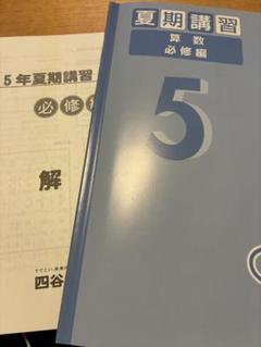 早稲アカ 5年 夏期講習 算数 必修編 - メルカリ