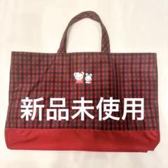 くましゅん　ファミリア　ナイロンレッスンバッグ familiar - 【限定品】☆ファミリア デニムバッグ くま柄