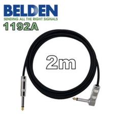 BELDEN 1192A 片側L型 2m ギター ベース シールド