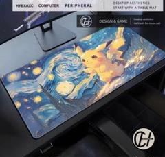 ゴッホ展 ピカチュウ プレイマット ラバーマット