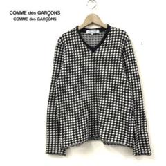 COMME des GARÇONS ネイビー ドット柄 セーター M - メルカリ