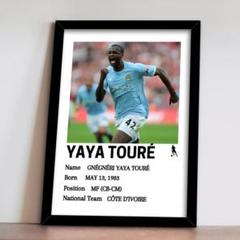 246-Yaya Toure ヤヤ・トゥーレ　A4額装付き　ワールドカップのサムネイル
