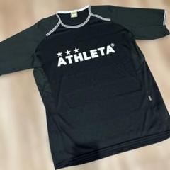 ⭐︎ATHLETA アスレタ サッカー フットサル 半袖 プラクティスウェア 黒