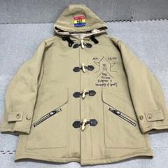206 カステルバジャック 刺繍ダッフルコート 希少　フード　ベージュ ラバー 206 カステルバジャック 刺繍ダッフルコート 希少 フード