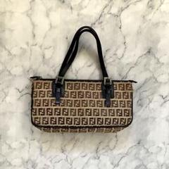 【極希少】FENDI ミニハンドバッグ　アクセサリーポーチ　ズッキーノ