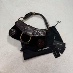 DOLCE&GABBANA D&G ショルダーバッグ パイソン　パーティーバッグ DOLCE&GABBANA D&G ショルダーバッグ パイソン パーティーバッグ