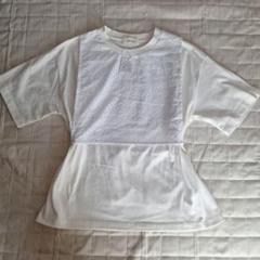 【新品未使用】sosotto レース刺繍入りTシャツ