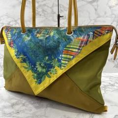 YUKIKO HANAI ユキコハナイ 海景画マリン×ナイロントートバッグ