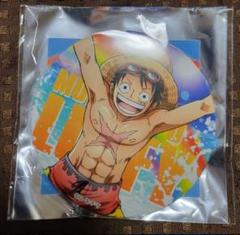 ONEPIECE ワンピース ルフィ 缶バッジ ハワイアンズ 水着