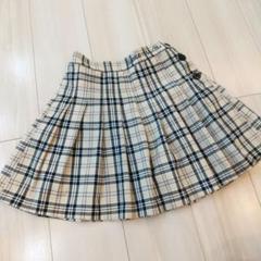 VIVIANBLUEビビアンブルーチェック柄プリーツスカートスカパン 155cm