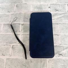 じ　Xiaomi 13T/13T Pro ケース 手帳型　ネイビー
