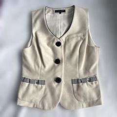 新品タグ付事務服　en joie soleil イエローベスト サイズ9号