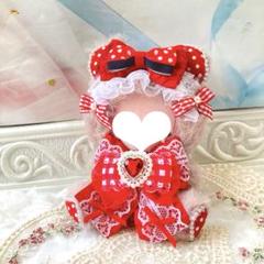 10〜14cm おすわり着ぐるみ ハンドメイド ねこ ぬい服