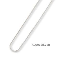 AQUA SILVERカットフレンチロープシルバーチェーン AQUA SILVER】カットフレンチロープチェーン（CG-004F）