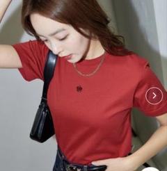 MARY QUANT x PUBLUX 刺繍ロゴTシャツ