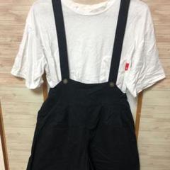 黒 サロペット パンツ サイズ150