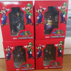 スーパーマリオフィギュア 4点セット (マリオ、ルイージ、ワリオ