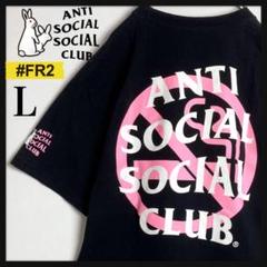 『限定コラボ』　FR2 × ASSC Tシャツ　両面プリント　完売　黒　XL 2025年最新】anti social social club fr2の人気アイテム - メルカリ