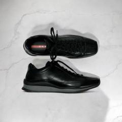 超美品 PRADA SPORT 00's archive レザーシューズ 36 Prada sports archive leather shoes black - メルカリ