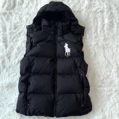 【極美品】 POLO Ralph Laurenダウンベストフード取り外し可能 委託販売品】(ラルフローレン) Ralph Lauren ダウンベスト