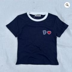 【超美品】MSB 2025新作Tシャツ ネイビー ショート丈