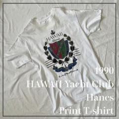 1992 Hawaii yacht Club print T-shirt