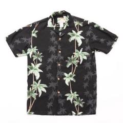 PARADISE FOUND ブラック レーヨン アロハシャツ ハワイ製