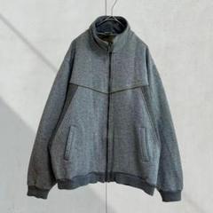 2497【Hirsch weis】トラックジャケット　長袖　裏起毛　ジップアップ