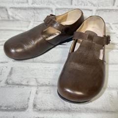 ビルケンシュトック ティッケル レザーストラップシューズ ブラウン 23cm
