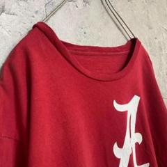 古着 アラバマ州 アメリカ輸入 プリント Tシャツ 半袖 赤色 XLサイズ