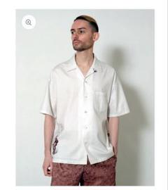 平日値下げ中！【OTT WORKS】メンズ　半袖シャツ L 白シャツ