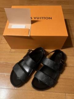 Louis Vuitton トングサンダル ブラック/レッド Louis Vuitton トングサンダル ブラック/レッド
