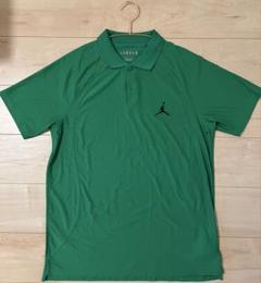 美品 JORDANGOLF NIKE Dri-FIT ポロシャツ レア 正規 M NIKE ジョーダンゴルフポロシャツDRIFIT 襟付き Lサイズ 黒