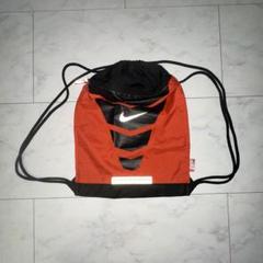 90s 00s NIKE TIEMPO ナップサック y2k archive 90S Nike Backpack Y2K Vintage Leather Men Black Bag Sports