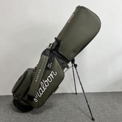 Malbon マルボンカラーグリーン ゴルフバッグ キャディバッグ 25新品