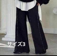 Seyto ダメージラインフレアパンツ seyto（セイト）の「Damage line flare pants / ダメージライン