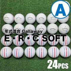 B63】キャロウェイ ERCSOFT360FADE 色混合ロストボール 24球