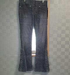 パンツ Roen lace up flared pants hiromutakahara 希少 ヒロムタカハラ Roen レースアップパンツ 初期 - メルカリ