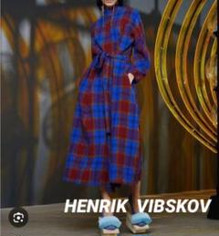 HENRIK VIBSKOV DRESS[NAVY BLACK CHECK]_