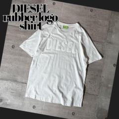 DIESEL rubber logo shortsleeve shirt y2k